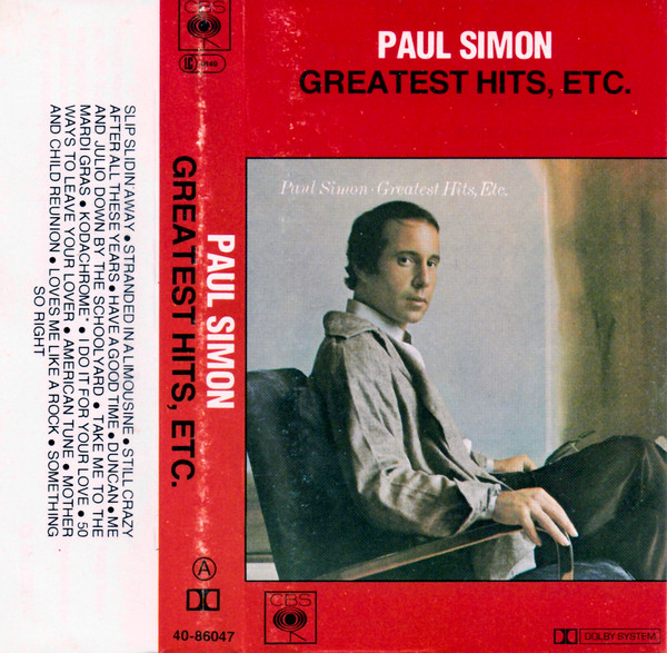 Cassette – Paul Simon – Greatest Hits, Etc. – Simply-Listening