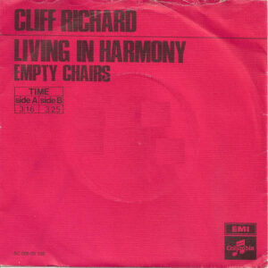 Single - Cliff Richard - Living In Harmony / Empty Chairs