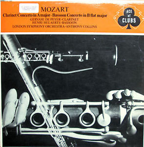 Lp - Mozart - Clarinet Concerto / Bassoon Concerto