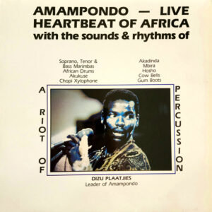 Lp - Amampondo - Heartbeat Of Africa (Hoes vol handtekeningen band)