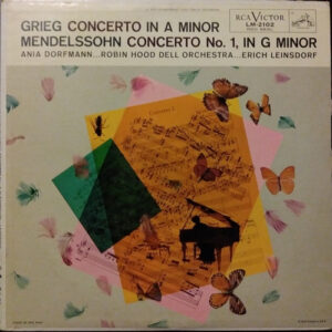 Lp - Grieg/Meldelssohn - Concerto In A Minor, Op. 16 / Concerto No. 1