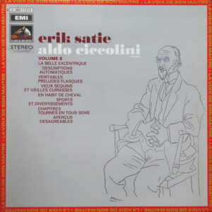 Lp - Erik Satie - Aldo Ciccolini - Pieces Pour Piano