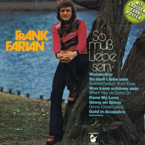 Lp - Frank Farian - So Muss Liebe Sein (inlc poster)