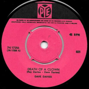 Single - Dave Davies - Death Of A Clown