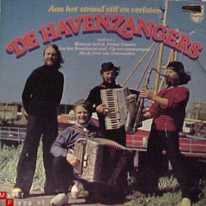 Lp - De Havenzangers - Aan Het Strand Stil En Verlaten