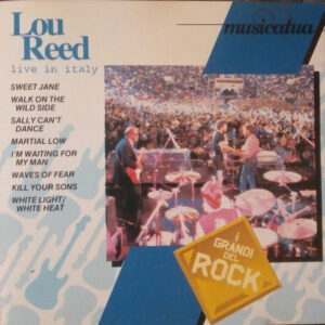Cd - Lou Reed - Live In Italy