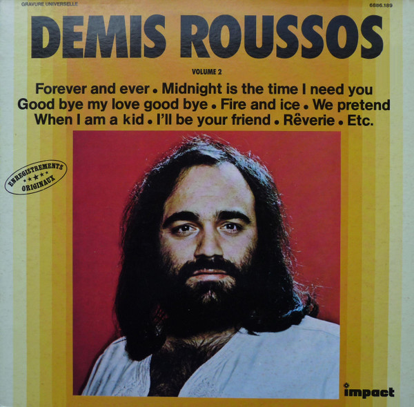 Lp – Demis Roussos – Demis Roussos Volume 2 – Simply-listening