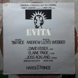 Lp - Andrew Lloyd Webber And Tim Rice - Evita: Original London Cast Re