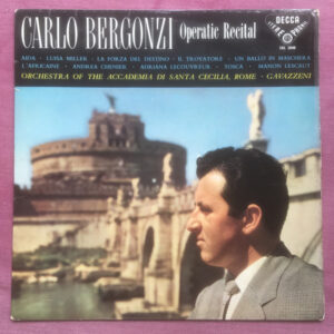 Lp - Carlo Bergonzi With Orchestra dell'Accademia Nazionale di Santa C