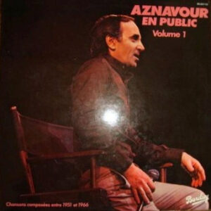 Lp - Charles Aznavour - Aznavour En Public Volume 1