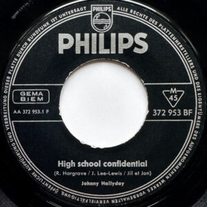 Single - Johnny Hallyday - High School Confidential