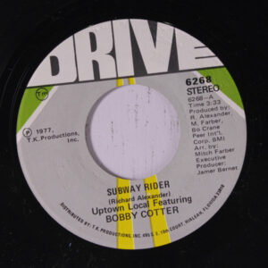 Single - Uptown Local Featuring Bobby Cotter - Subway Rider