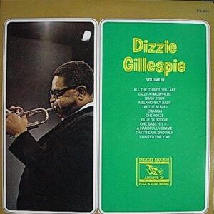 Lp - Dizzy Gillespie - Volume III