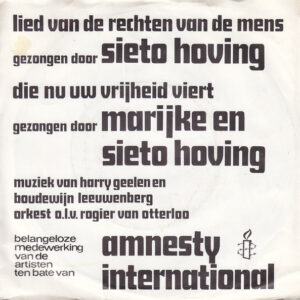 Single - Sieto Hoving, Marijke Hoving - Lied Van De Rechten Van De Men
