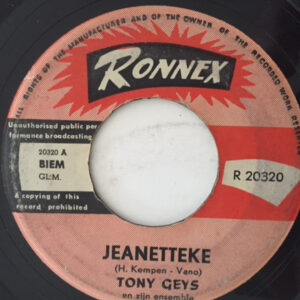 Single - Tony Geys - Jeanetteke