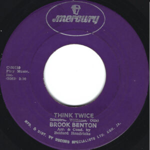 Single - Brook Benton - Think Twice / Kiddio