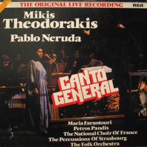 Lp - Mikis Theodorakis - Pablo Neruda - Canto General