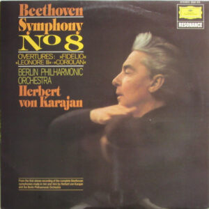 Lp - Beethoven - Symphony No 8 / Overtures: ?Fidelio? ? ?Leonore III?
