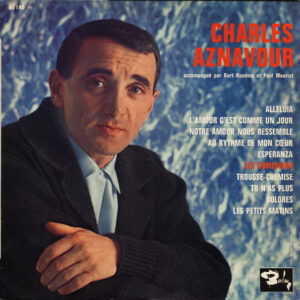 Lp - Charles Aznavour Accompagne Par Burt Random - Les Comediens